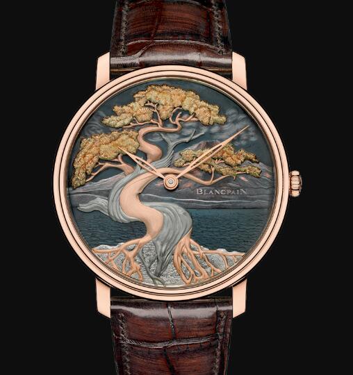 Blancpain Métiers d'Art Watches for sale Blancpain Shakudō Replica Watch Cheap Price 6615 3616 55B